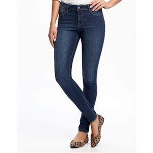 Rockstar Super Skinny Mid Rise Jeans 8 Long